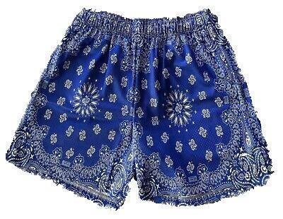 Bravest Studios Blue Paisley Shorts