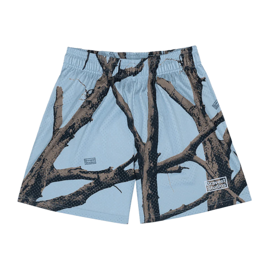 Bravest Studios Tree Camo Short Baby Blue