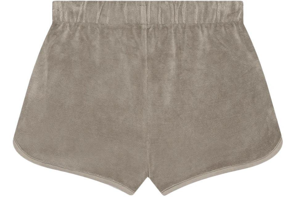 Fear of God Essentials Women's Velour Beach Short Desert Taupe
