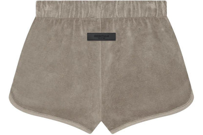 Fear of God Essentials Women's Velour Beach Short Desert Taupe