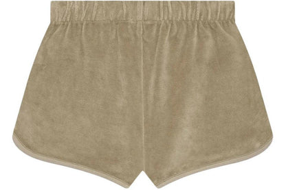 Fear of God Essentials Women's Velour Beach Short Oak