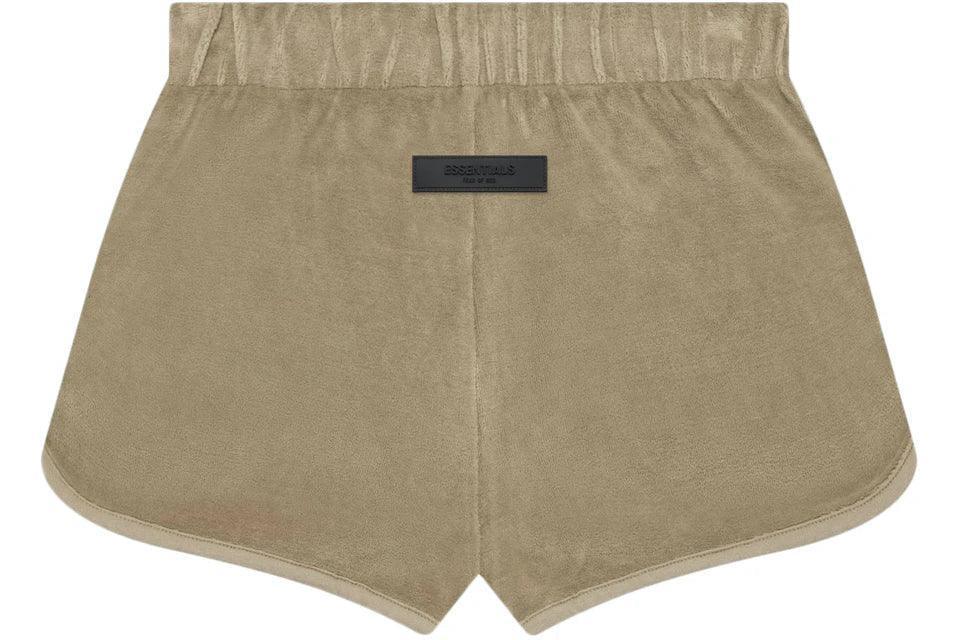 Fear of God Essentials Women's Velour Beach Short Oak