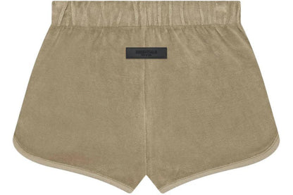 Fear of God Essentials Women's Velour Beach Short Oak