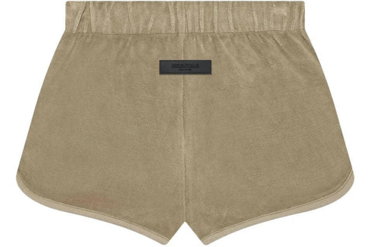 Fear of God Essentials Women's Velour Beach Short Oak