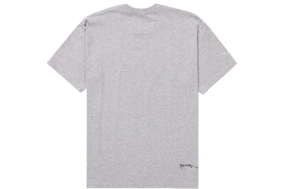 Supreme Ralph Steadman Box Logo Tee Heather Grey