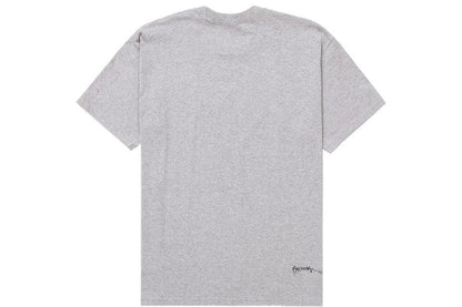 Supreme Ralph Steadman Box Logo Tee Heather Grey