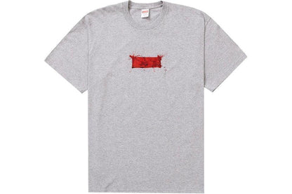 Supreme Ralph Steadman Box Logo Tee Heather Grey
